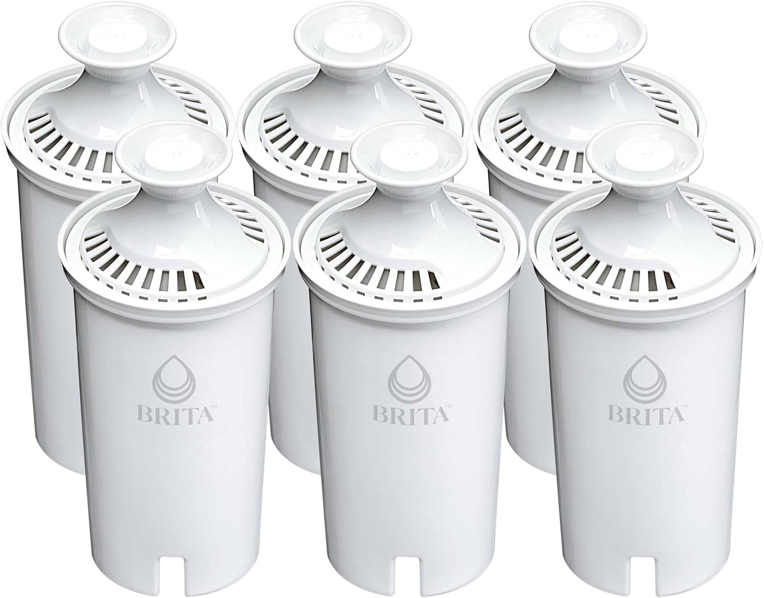 Brita Standard Water Filter 6-Pack – Thoughtful Housewarming Gift for New Homeowners and Renters