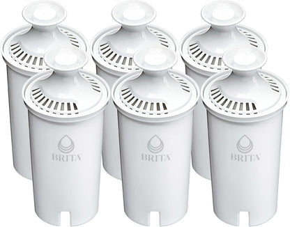 Brita Standard Water Filter 6-Pack – Thoughtful Housewarming Gift for New Homeowners and Renters