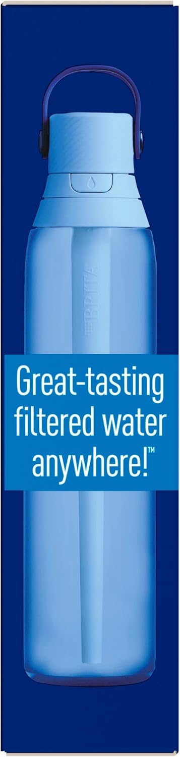 Brita Water Bottle Replacement Filters – Streamlined 3-Pack for Clutter-Free Kitchens and Desks, BPA-Free