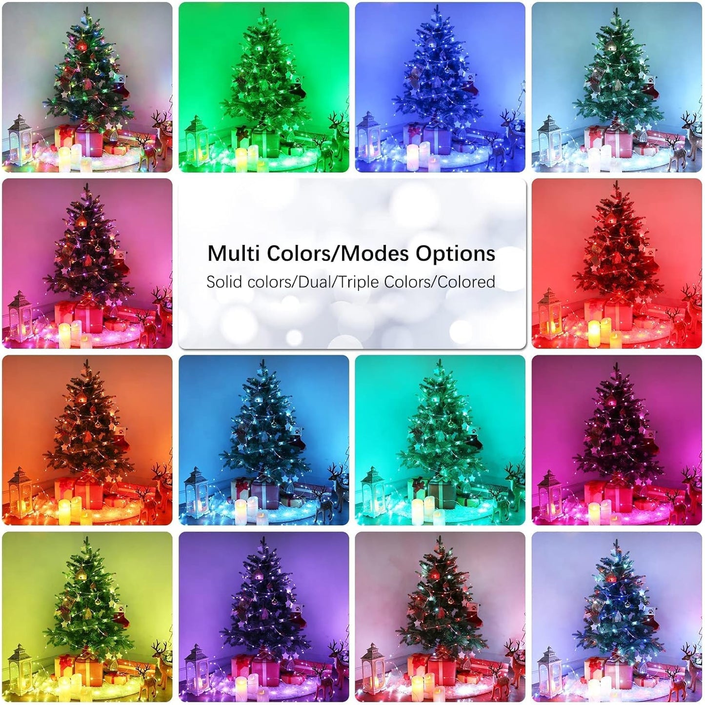 BrizLabs Color Changing Fairy Lights with Auto Timer – Safe Cool to Touch String Lights for Kids Bedroom, Nursery, and Playroom