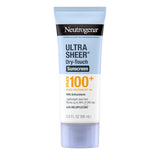Neutrogena Ultra Sheer Dry-Touch SPF 100+ Sunscreen – Travel Size Sun Protection for Patio, Camping and Outdoor Dining