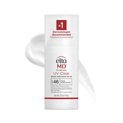 broad-spectrum spf 46 protection with transparent zinc oxide
