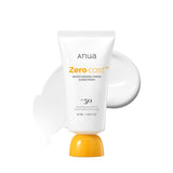 Anua Zero-Cast Moisturizing Sunscreen SPF 50 – Hyaluronic Acid Daily Sun Care for Mindful Morning Routine