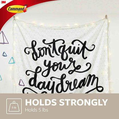 Command Large Designer Hook, Brushed Nickel – Simple Hook for Intentional Bedroom Walls and Less-Is-More Wall Decor