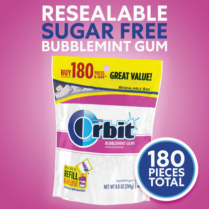 bubblemint flavor profile combining bubble gum sweetness with mint freshness