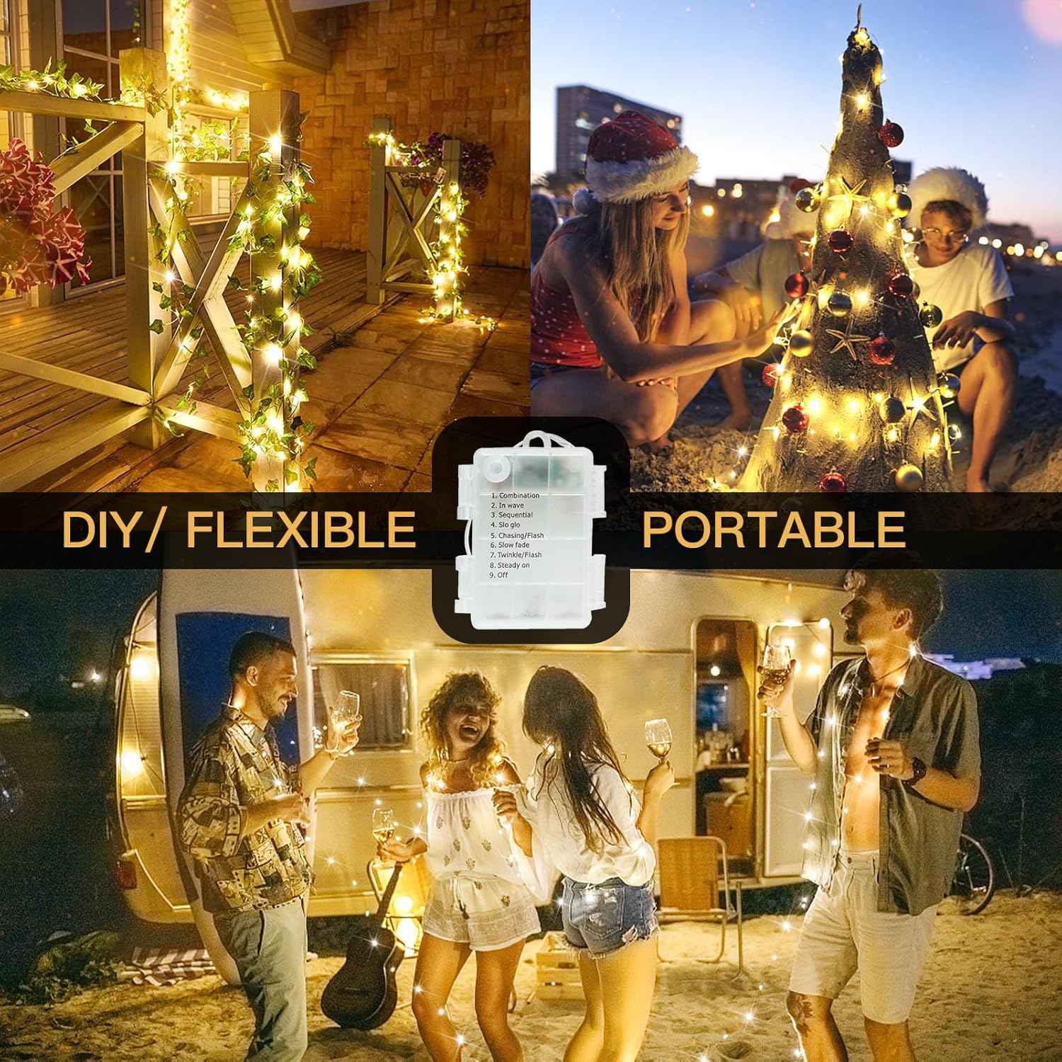 suddus Battery Fairy Lights – Thoughtful Birthday Gift for Her with Remote and Timer for Instant Ambiance