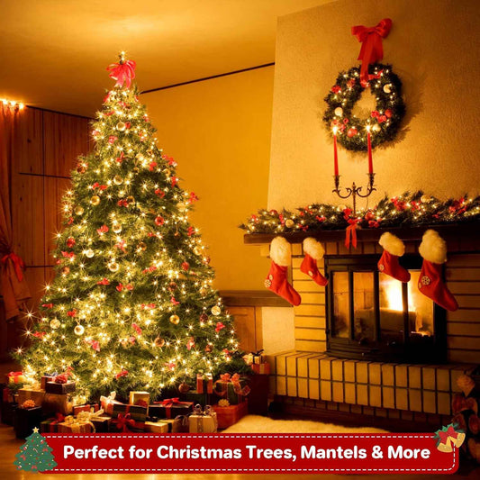 Housewarming Gift LED String Lights, 8 Mode Mini Fairy Lights with Timer for New Home Decorators