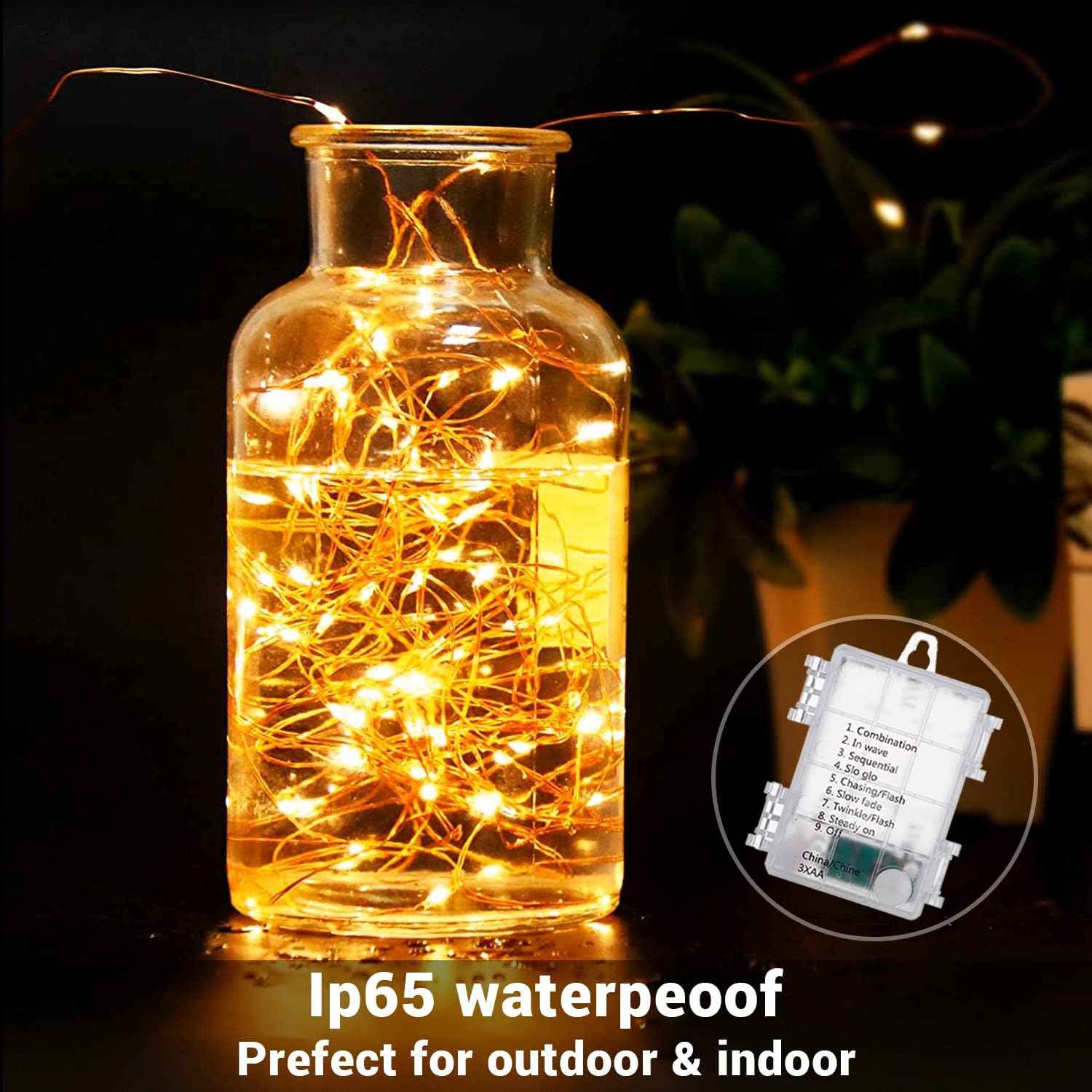 LumNest Battery Fairy Lights – Nursery Nightlight Glow, Safe Low Voltage 200 LED Set