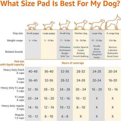 Amazon Basics 5-Layer Puppy Pads – Leakproof Floor Protection for Crate-Rest and Post-Surgery Recovery
