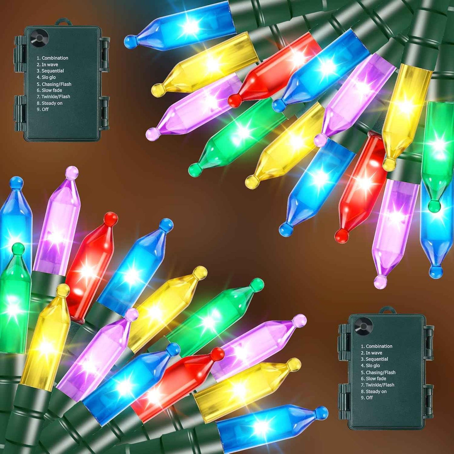 Lumify Home Fairy Lights – Thoughtful Housewarming Gift for Her, Multicolor Battery String Lights 2 Pack