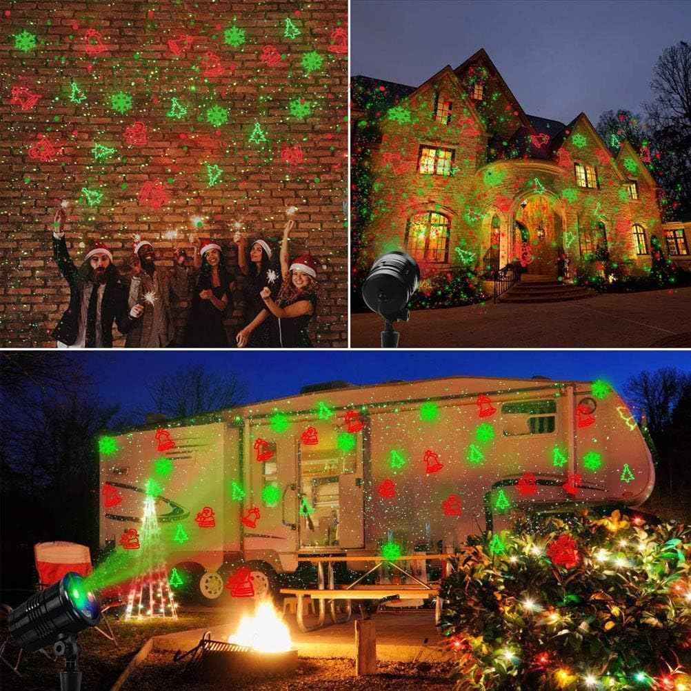 [Brand] Flameless Laser Projector – Smoke-Free Holiday Light with Auto Timer & Cool-Run Housing