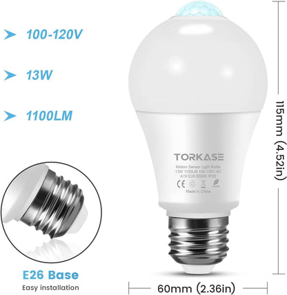 built-in dusk-to-dawn light sensor that only triggers below 15 lux