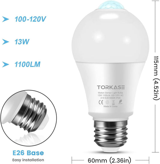 built-in dusk-to-dawn light sensor that only triggers below 15 lux