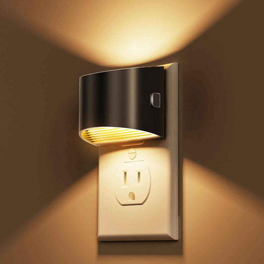 L LOHAS Dusk-to-Dawn Night Light – Fall Prevention LED for Elderly Hallways and Bathrooms, Auto On/Off