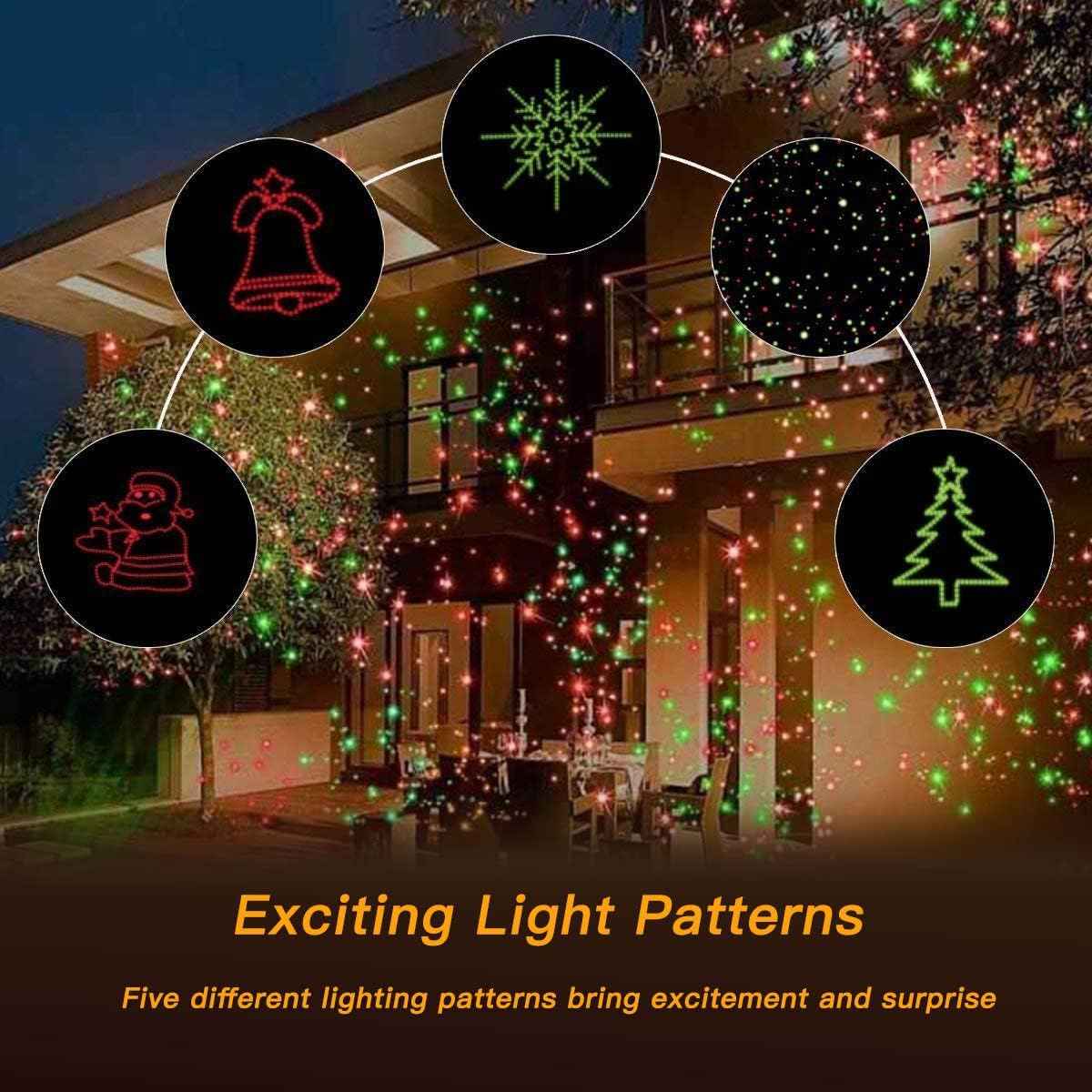 LumiVue AuroraStar Projector Light – Cozy Aesthetic Ambiance for Indoor Holiday Styling, Dusk-to-Dawn Timer