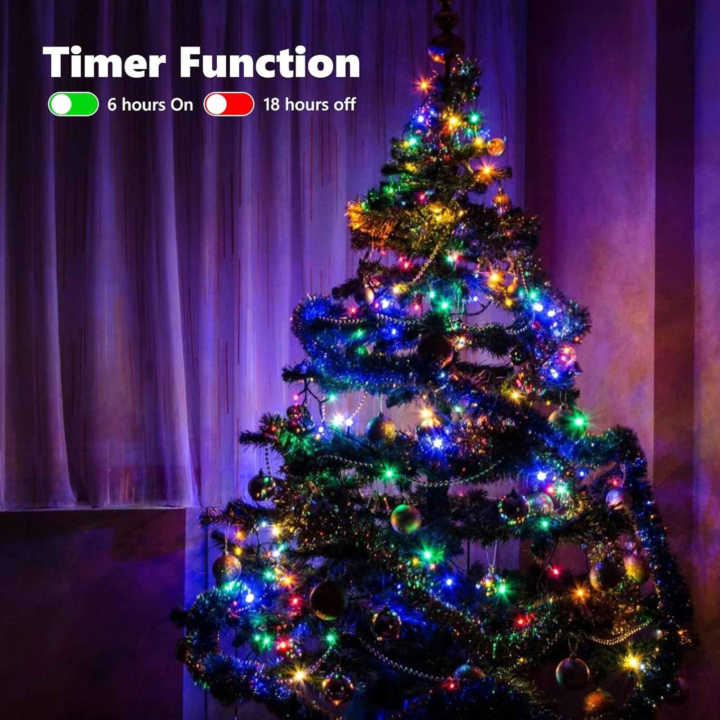 LumDecor Battery String Lights – Child and Pet Safe Cordless Lighting for Kids Room and Playroom, Cool Touch LED 6hr Timer