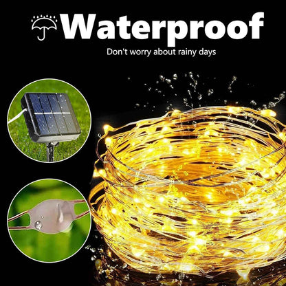 Joomer Solar Fairy Lights – Child-Safe Nursery String Lights with No Flame and Auto On/Off Sensor