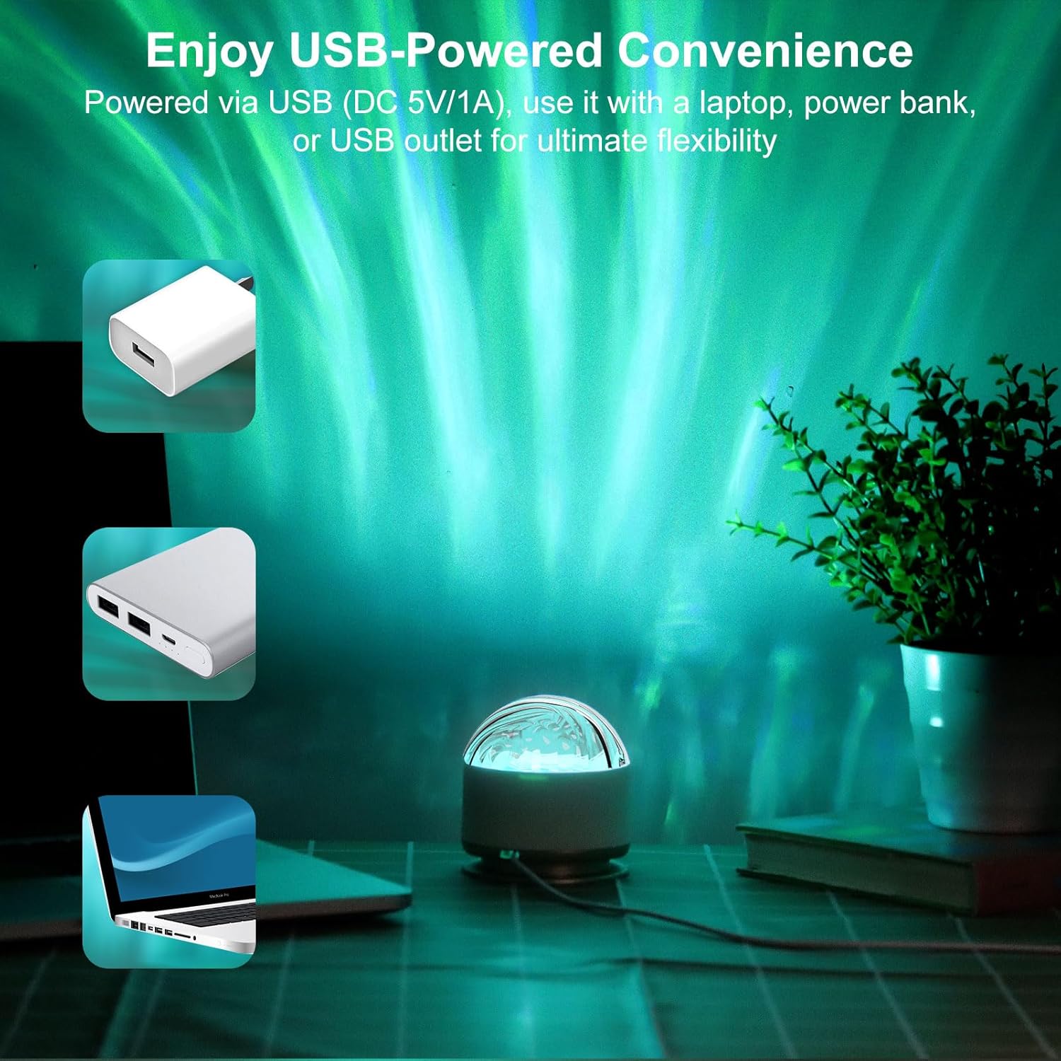 built-in memory function retaining last color and brightness setting