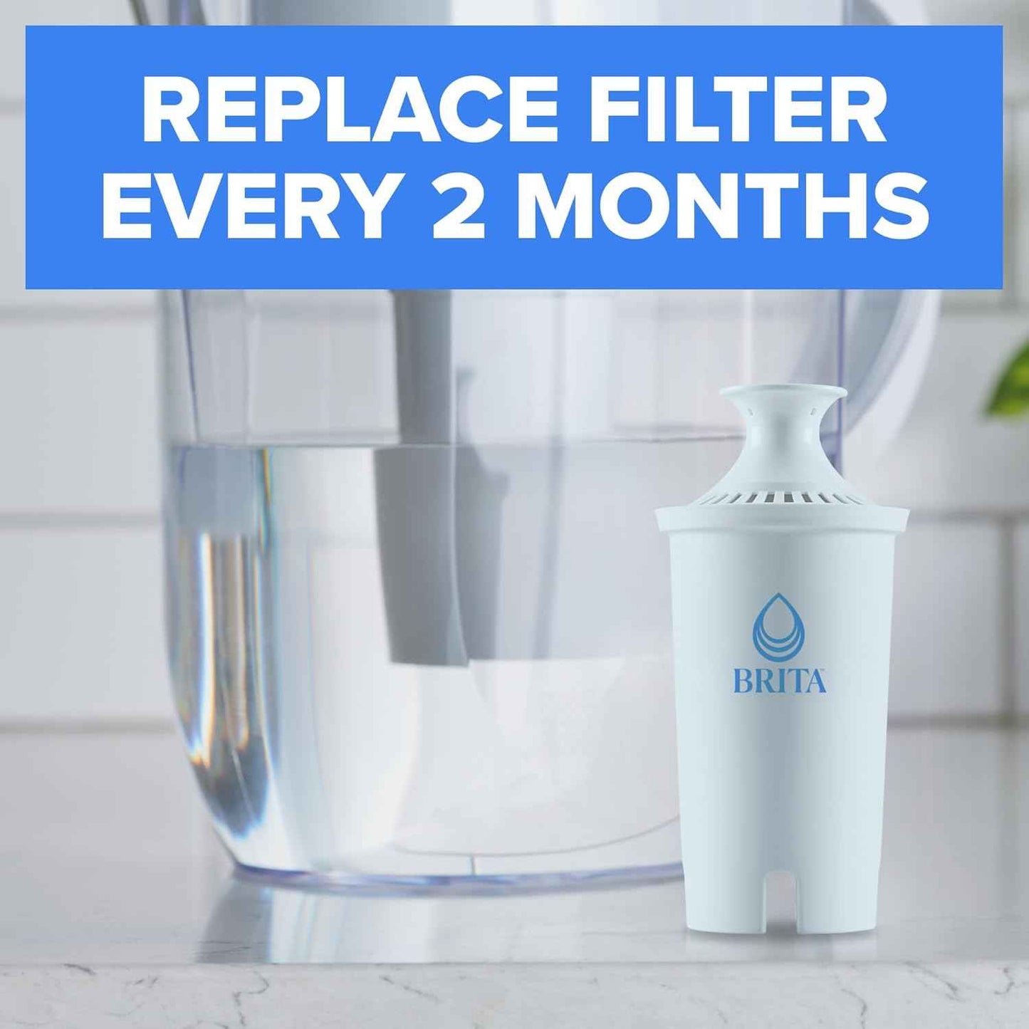 Brita Plus Water Filter 4-Pack – Practical Housewarming Gift for New Homeowners and Eco-Conscious Friends