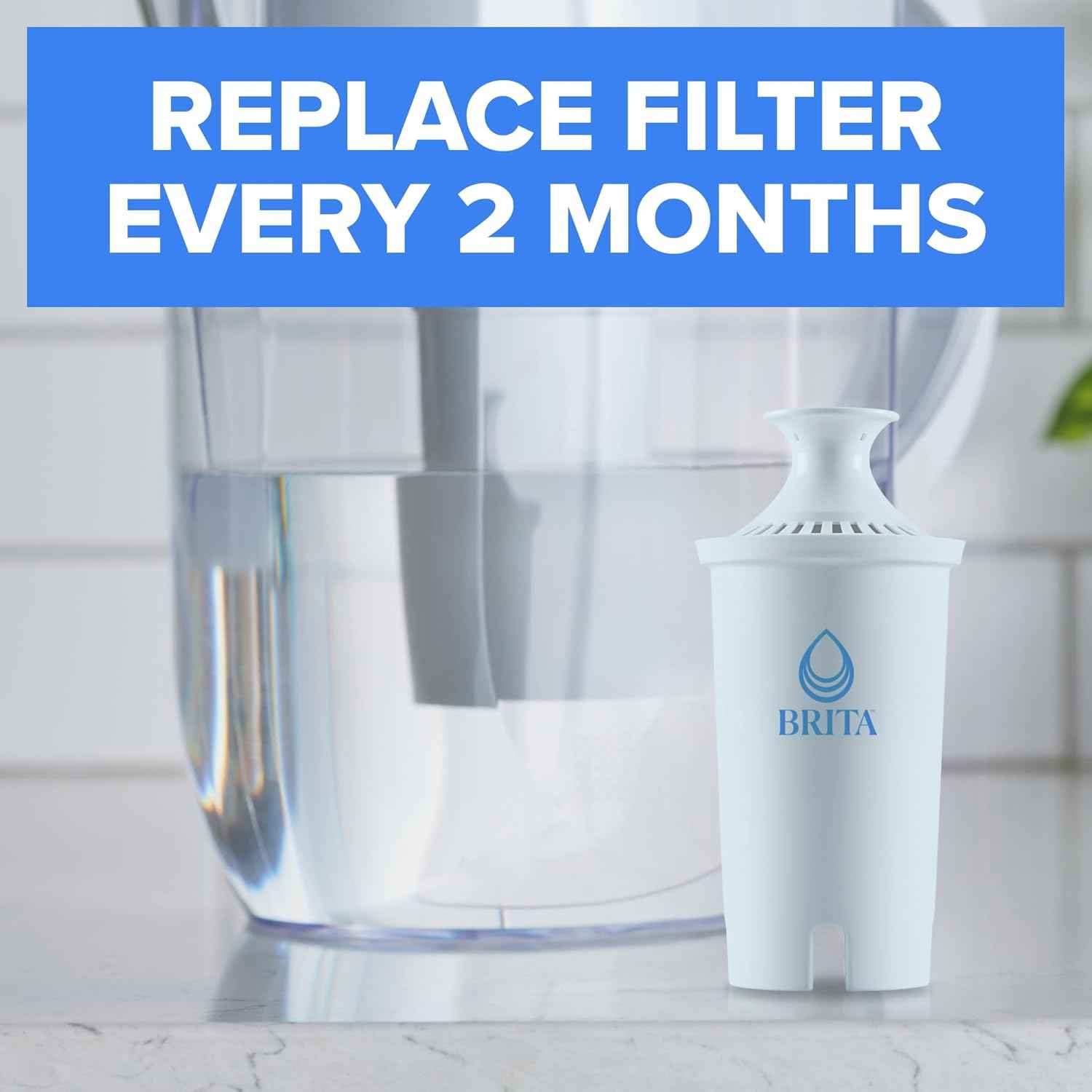 Brita Plus Water Filter 4-Pack – Practical Housewarming Gift for New Homeowners and Eco-Conscious Friends