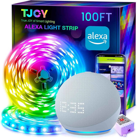 TJOY Smart LED Strip Lights – Cool-to-Touch Kids Room Lighting with Timer and Auto Shutoff