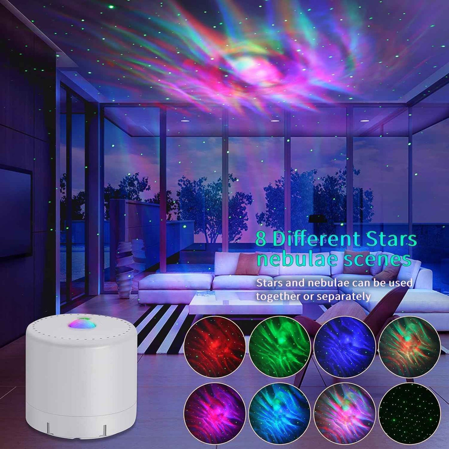 Galaxy Light Projector – Cozy Home Atmosphere Upgrade, Star Projector for Bedroom and Movie Nights