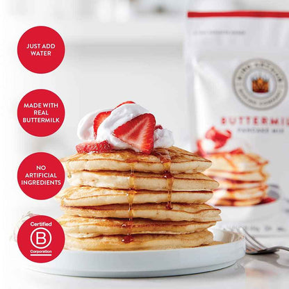 King Arthur Buttermilk Pancake Mix – Kid-Approved Family Breakfast, Just Add Water for Quick Weekend Mornings