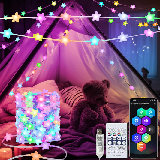 built-in smart ic chip with 16 million rgb color options and 24+ preset scenes