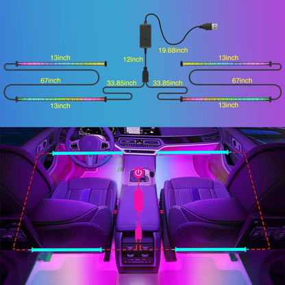built-in sound-sensitive microphone for real-time music synchronization