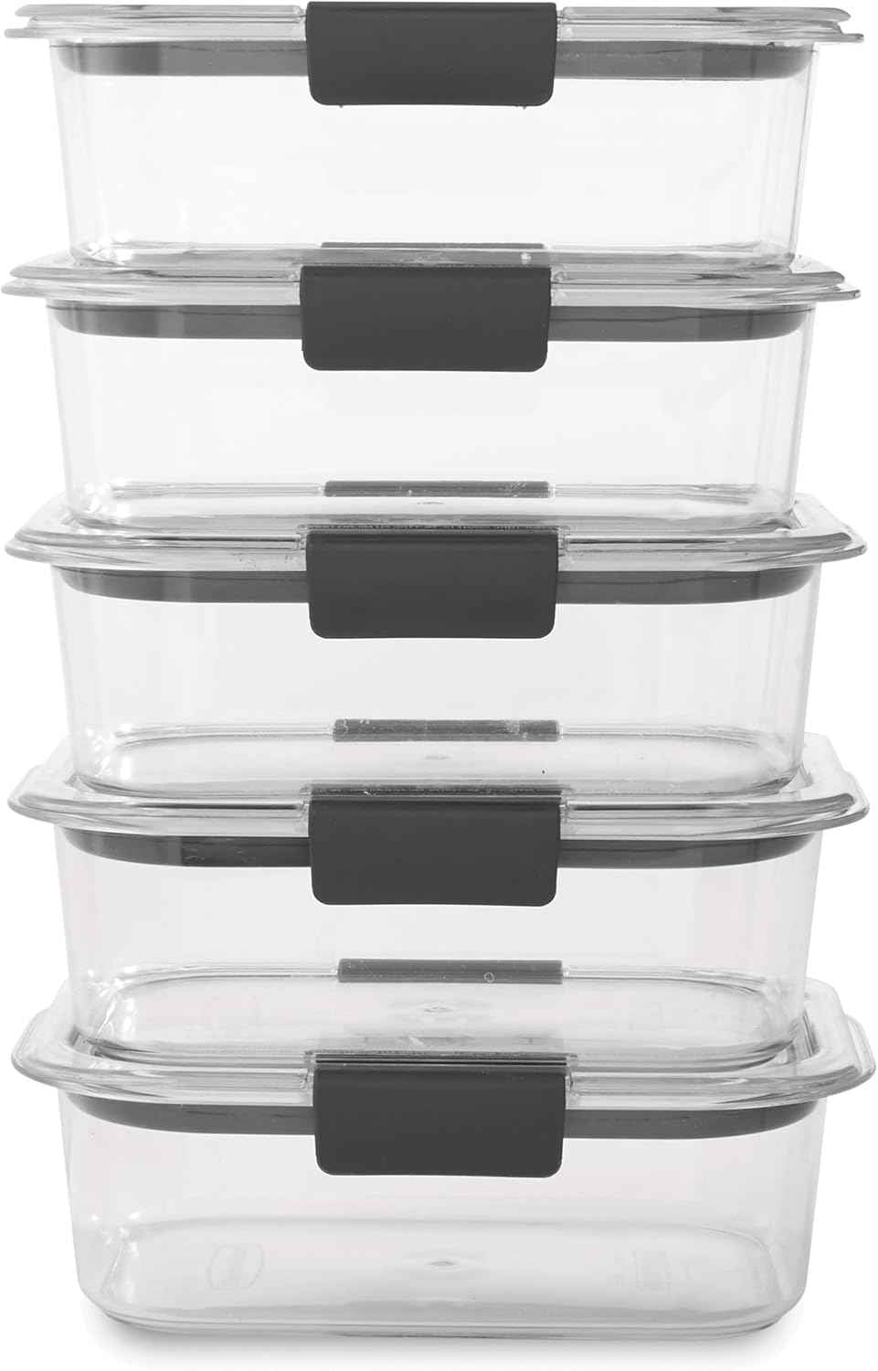 Rubbermaid Brilliance Tritan Snack Containers – Kid-Friendly Storage for Lunchboxes and Backpacks
