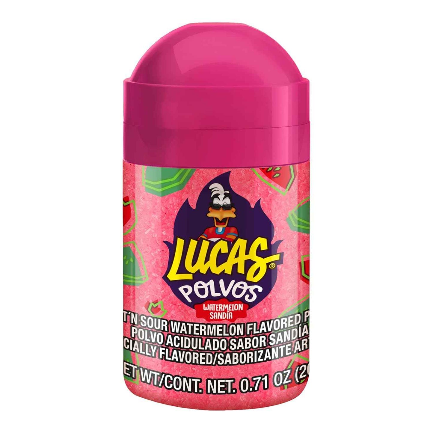 Lucas Powder Watermelon Flavored Candy – Kids' Birthday Party Goody Bag Stuffer, 10 Pack of 0.71oz Bottles