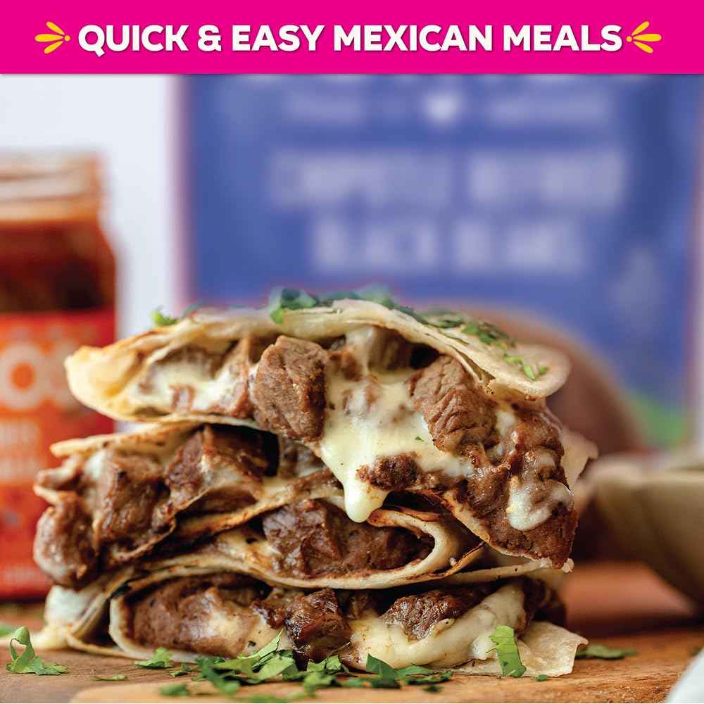 Somos Refried Chipotle Black Beans 10 oz – Clean-Ingredient Mexican Side for Label-Reading Home Cooks