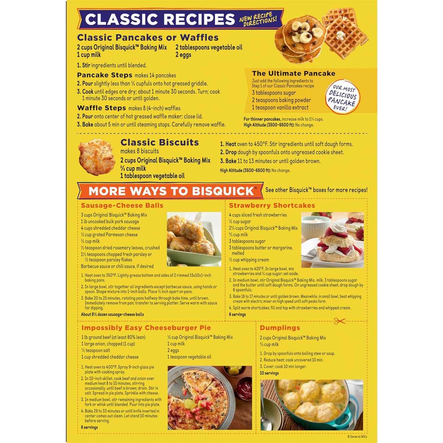 Betty Crocker Bisquick Original Baking Mix – Portable Pancake Batter for Camping and Outdoor Cooking, 96 oz