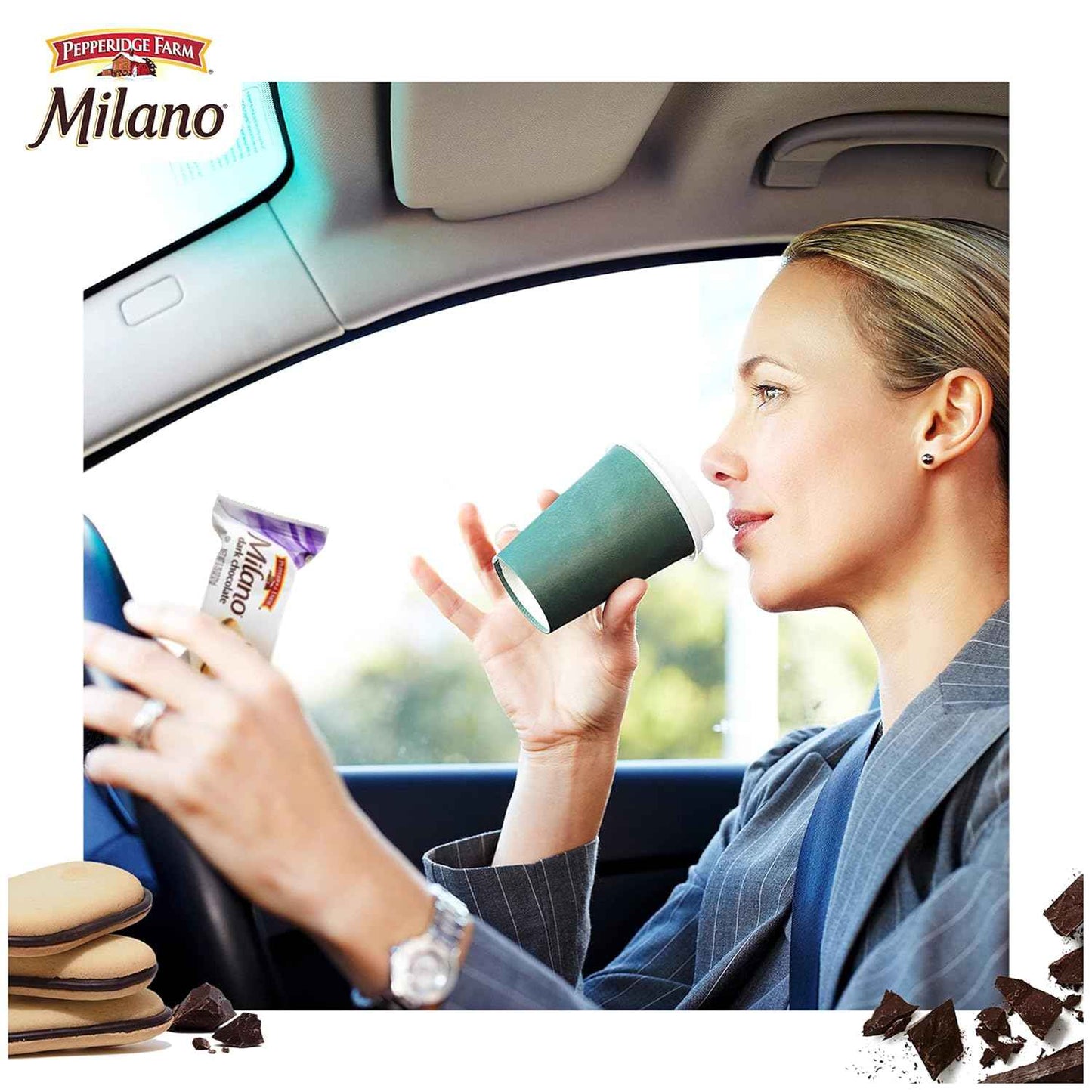 Pepperidge Farm Milano Dark Chocolate Cookies – Premium Dessert Pairing for Espresso and Dessert Wine, 20 Single-Serve Packs