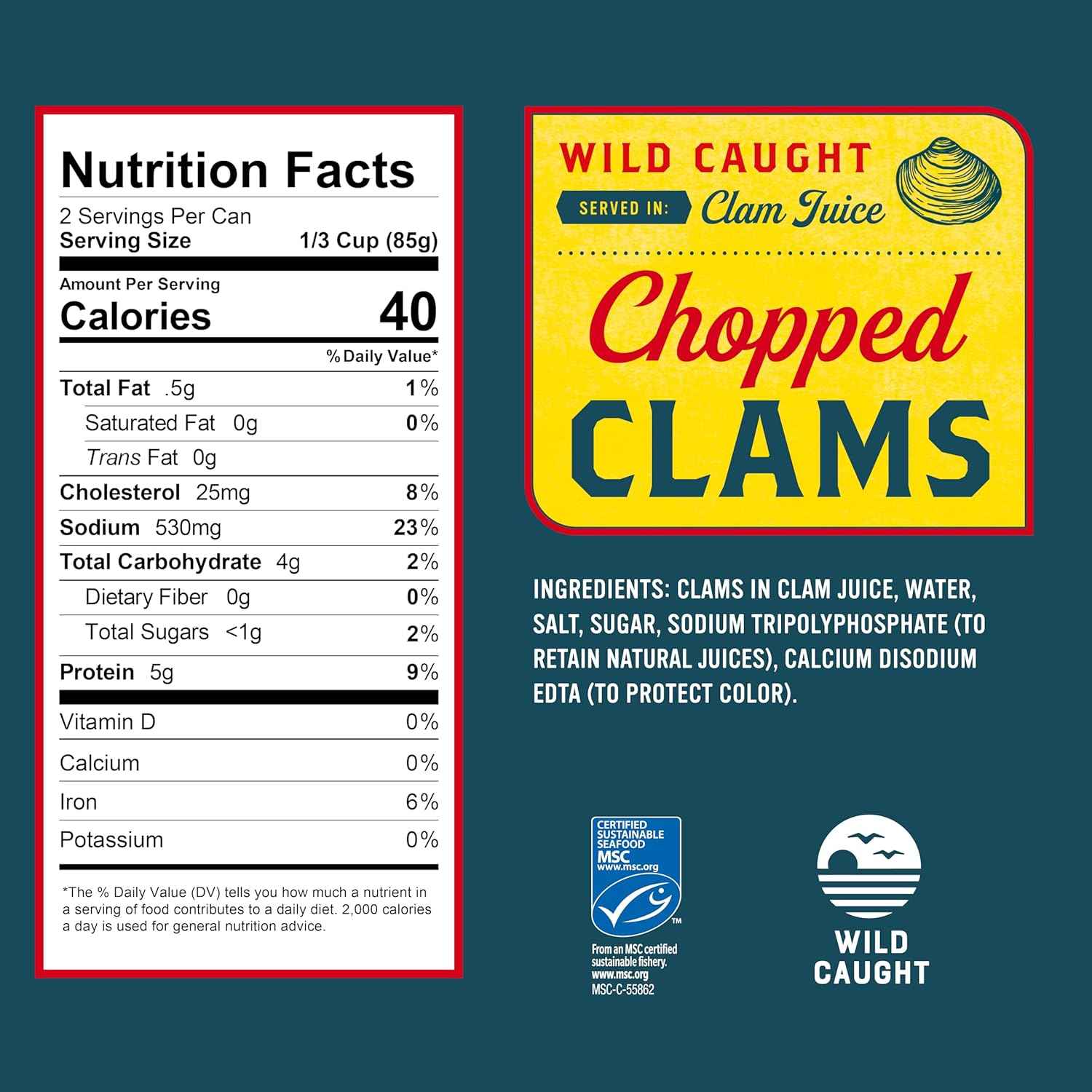 Snow's Ocean Chopped Clams 51 oz Can - High-Volume Pantry Stock for Commercial Kitchen Efficiency