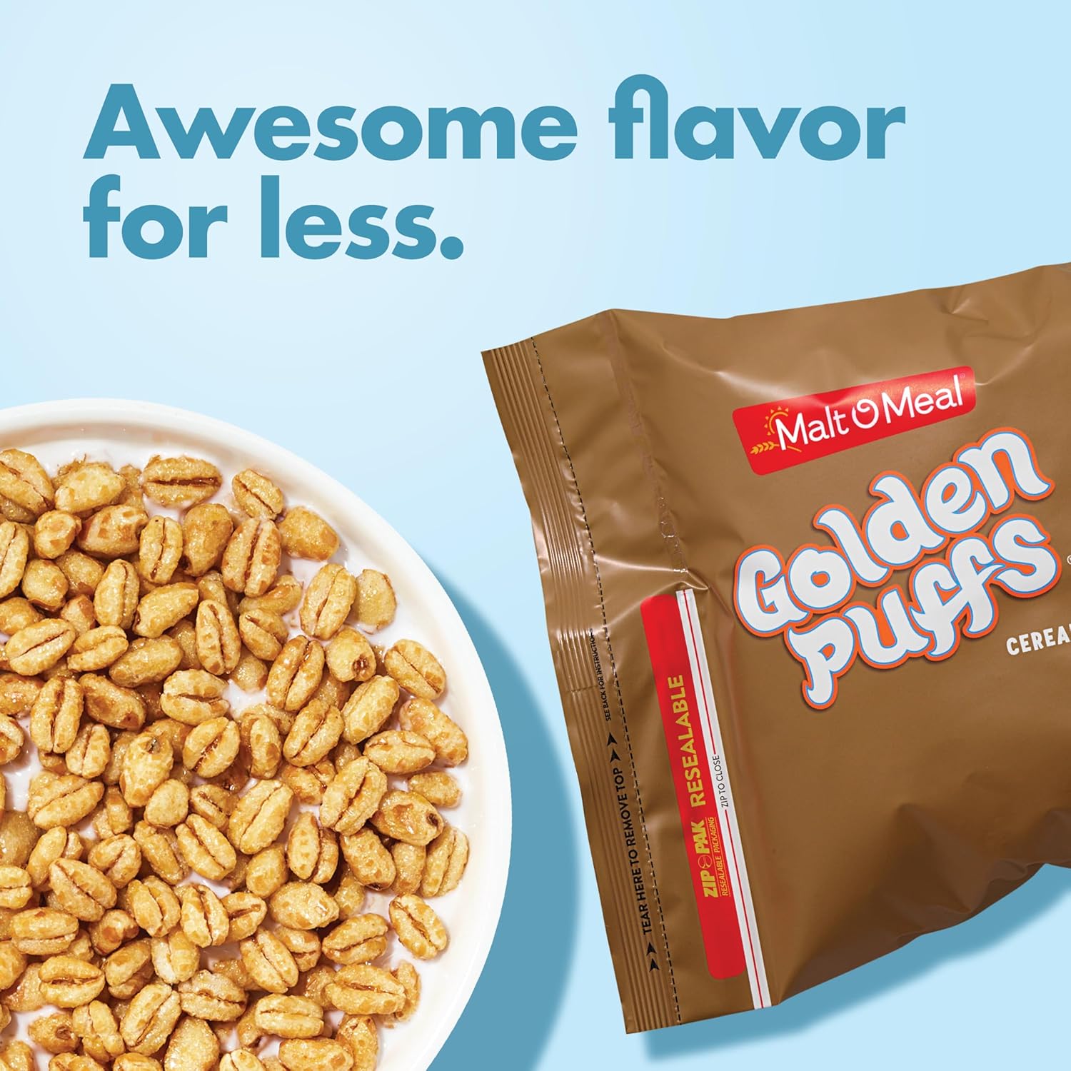bulk packaging designed for multi-serve household consumption