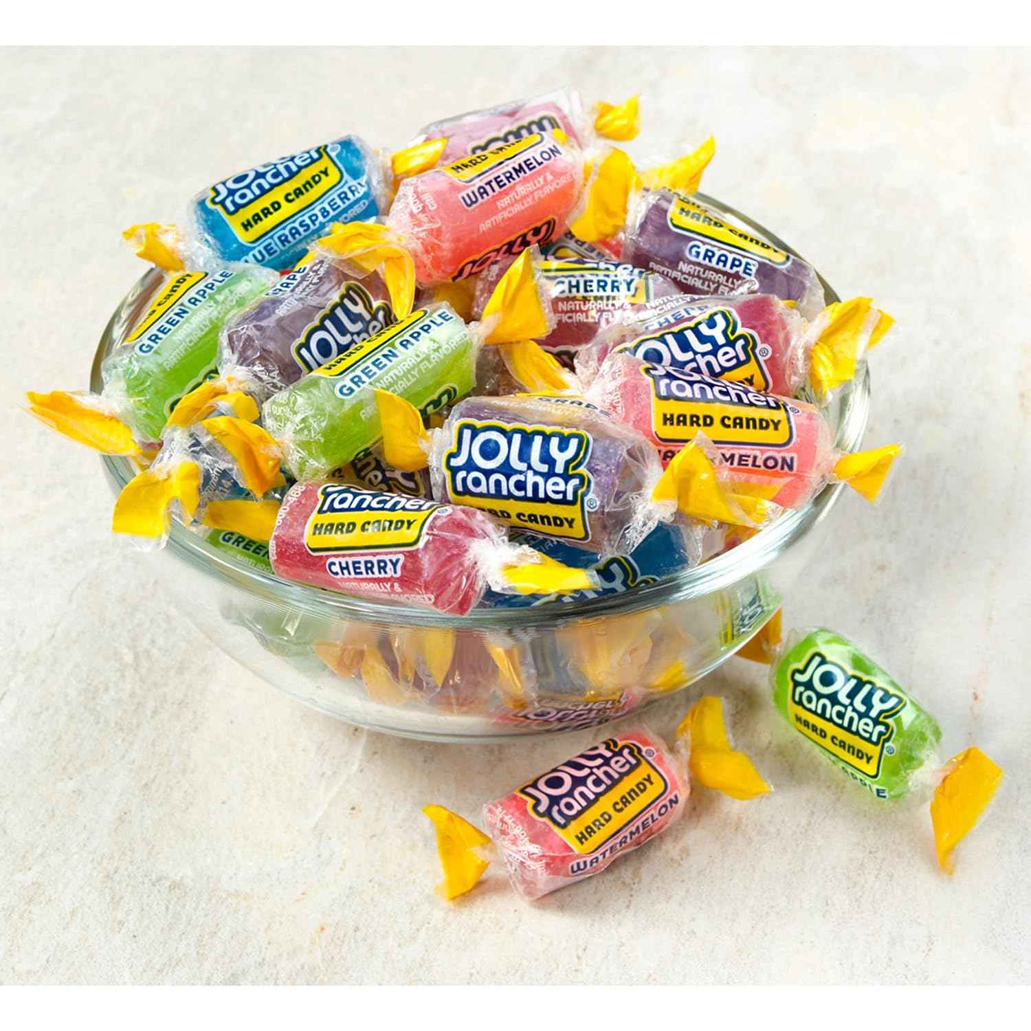 JOLLY RANCHER Assorted Hard Candy Bulk Bag, Child Friendly Individually Wrapped Pieces for Party Favors