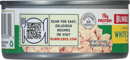 Bumble Bee Premium White Chicken Chunk in Water 5 oz Can – Single-Ingredient Protein for Clutter-Free Pantries
