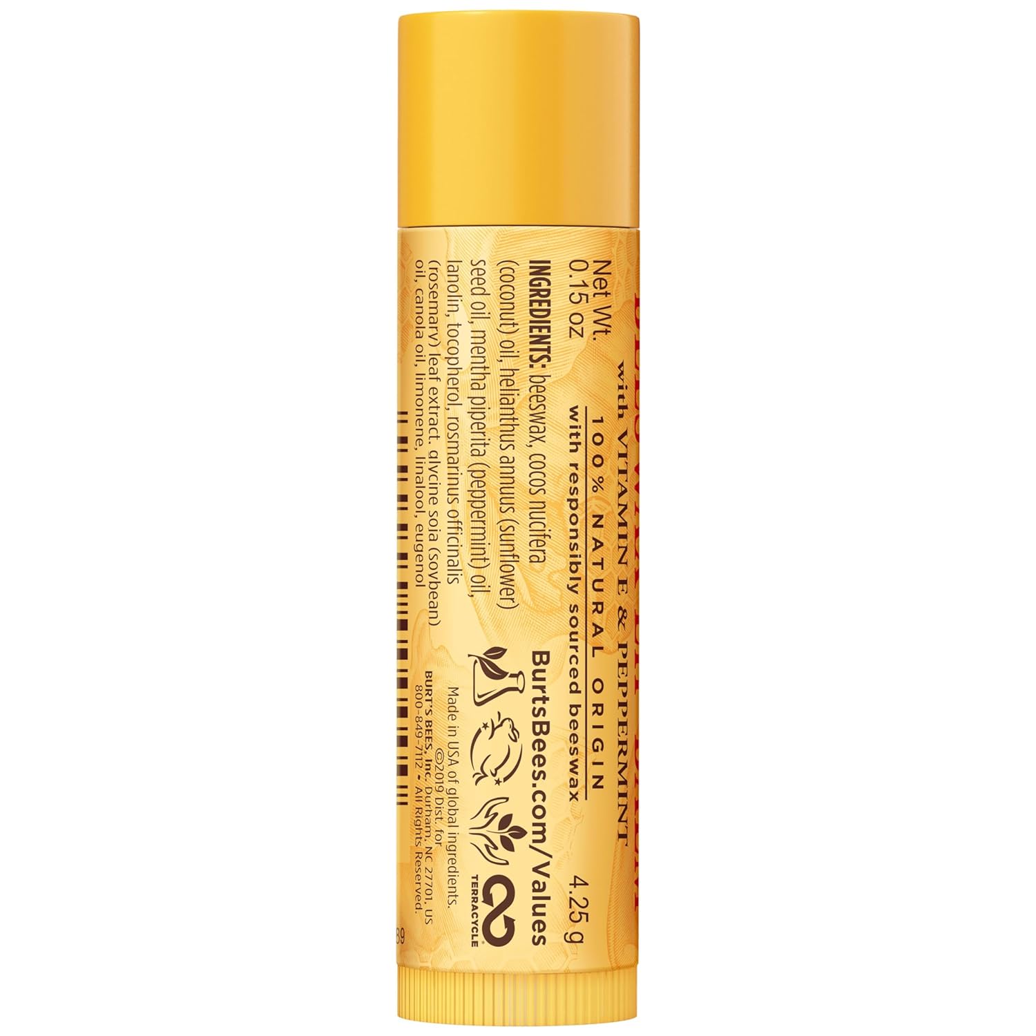 Burt's Bees Beeswax Lip Balm 12-Pack – Kid-Safe Back-to-School Stocking Stuffer for Lunchbox and Backpack
