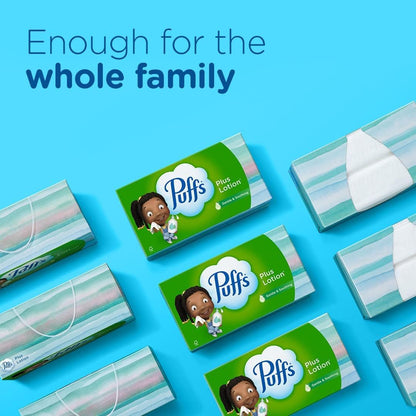 Puffs_Plus_Lotion_Facial_Tissues,_8_Family_Boxes,_124_Facial_Tissues_per_Box,_Allergies_and_Colds_Pack_Napkin