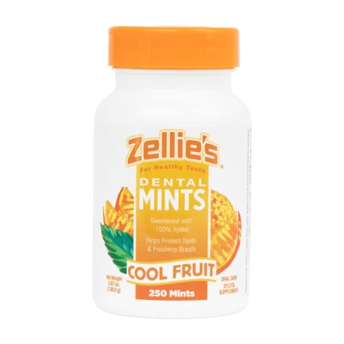 Zellie's_|_100%_Xylitol_Sugar_Free_Cool_Fruit_Mints_Breath_Mints_|_Non-GMO,_Low-Calorie,_Gluten_Free,_Vegan_&_Kosher_Mints_(250_Count_-_Pack_of_1)