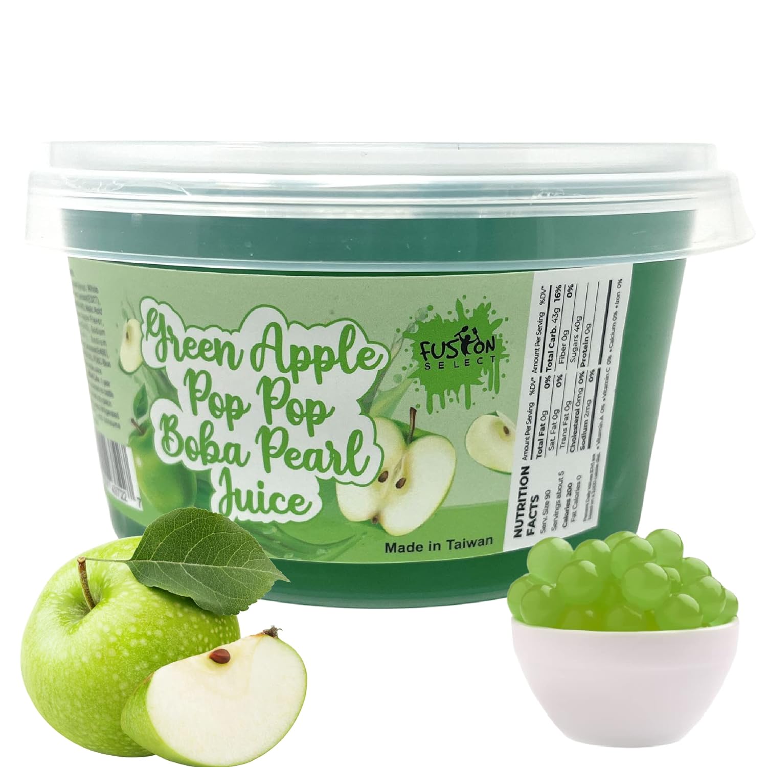 (_Variety_of_Flavors)_Fusion_Select_Mango_Boba_Bursting_Boba_Popping_Boba_Pearls_For_Fruit_Tea_Bubble_Tea,_Boba_Tea,_Dessert_Toppings_450_Gram