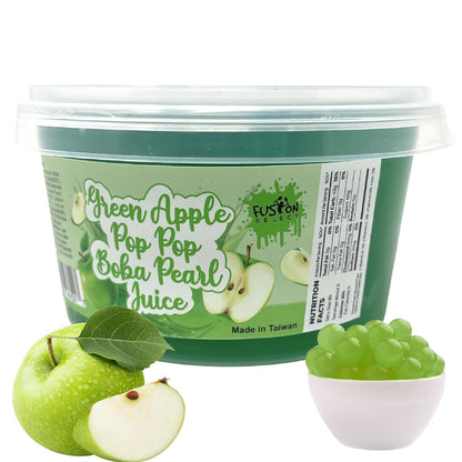 (_Variety_of_Flavors)_Fusion_Select_Mango_Boba_Bursting_Boba_Popping_Boba_Pearls_For_Fruit_Tea_Bubble_Tea,_Boba_Tea,_Dessert_Toppings_450_Gram