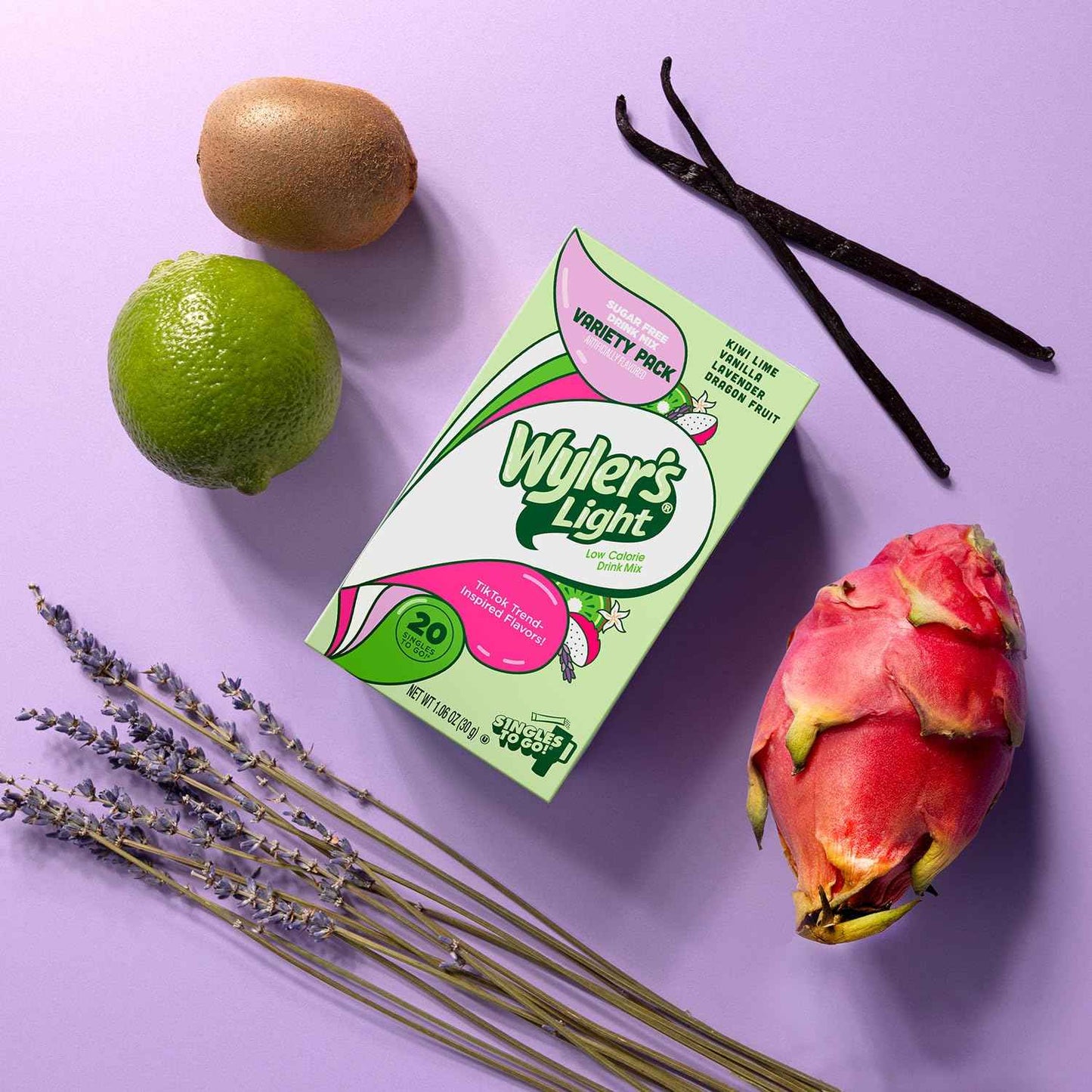 Wyler's Watertok Fun Flavors – Mindful Drinking Mix for Office Desk and Home Kitchen, Sugar-Free Singles