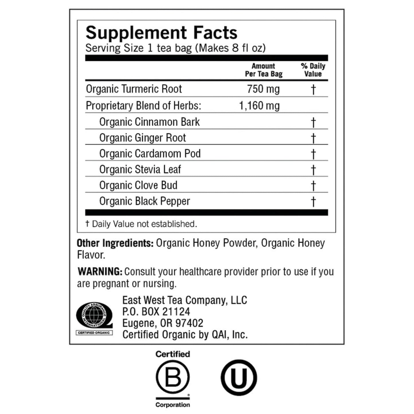 caffeine-free, vegan, kosher, and gluten-free formulation