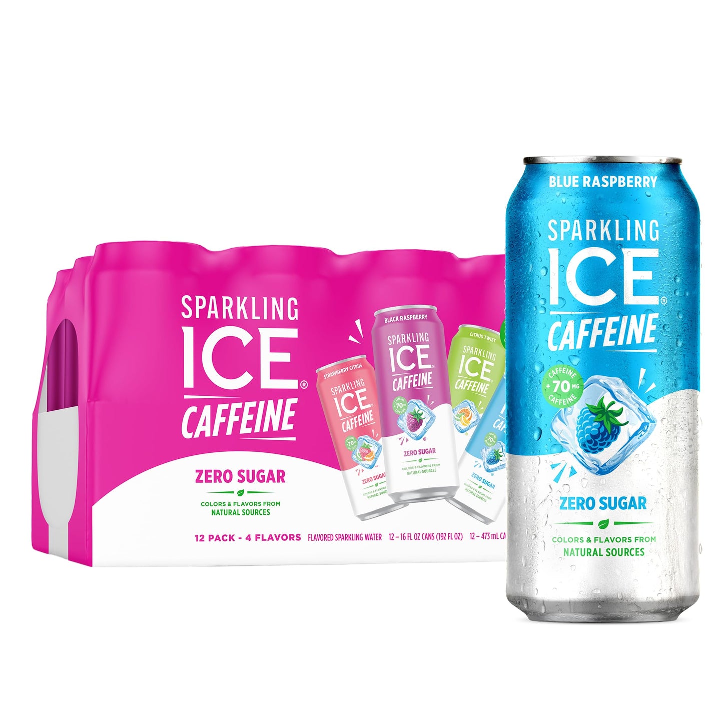 Caffeine Variety Pack - 16 Fl Oz (Pack of 12)