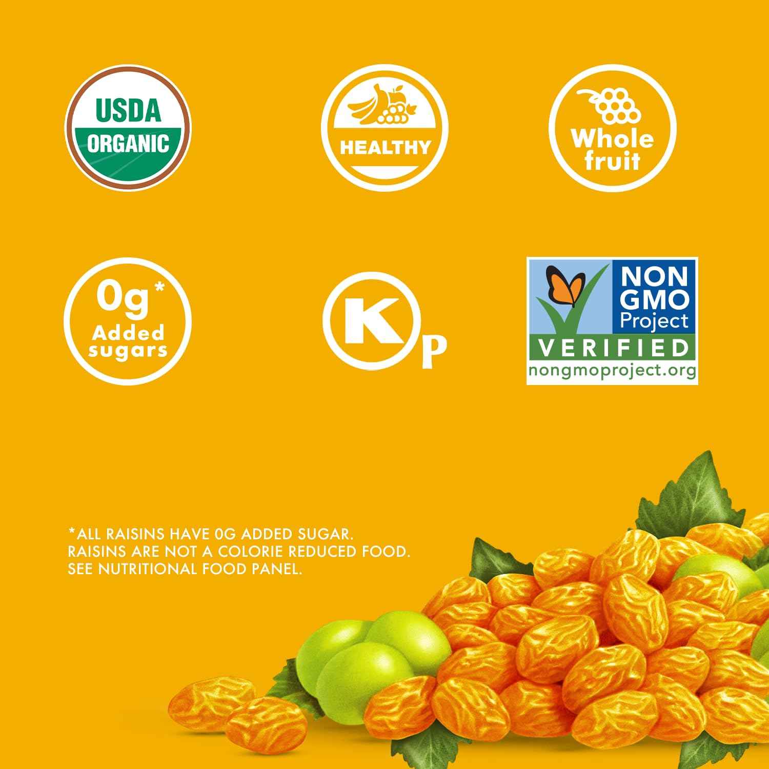 Sun-Maid California Golden Raisins – Wholesome No-Added-Sugar Snack for Clean-Eating Pantries
