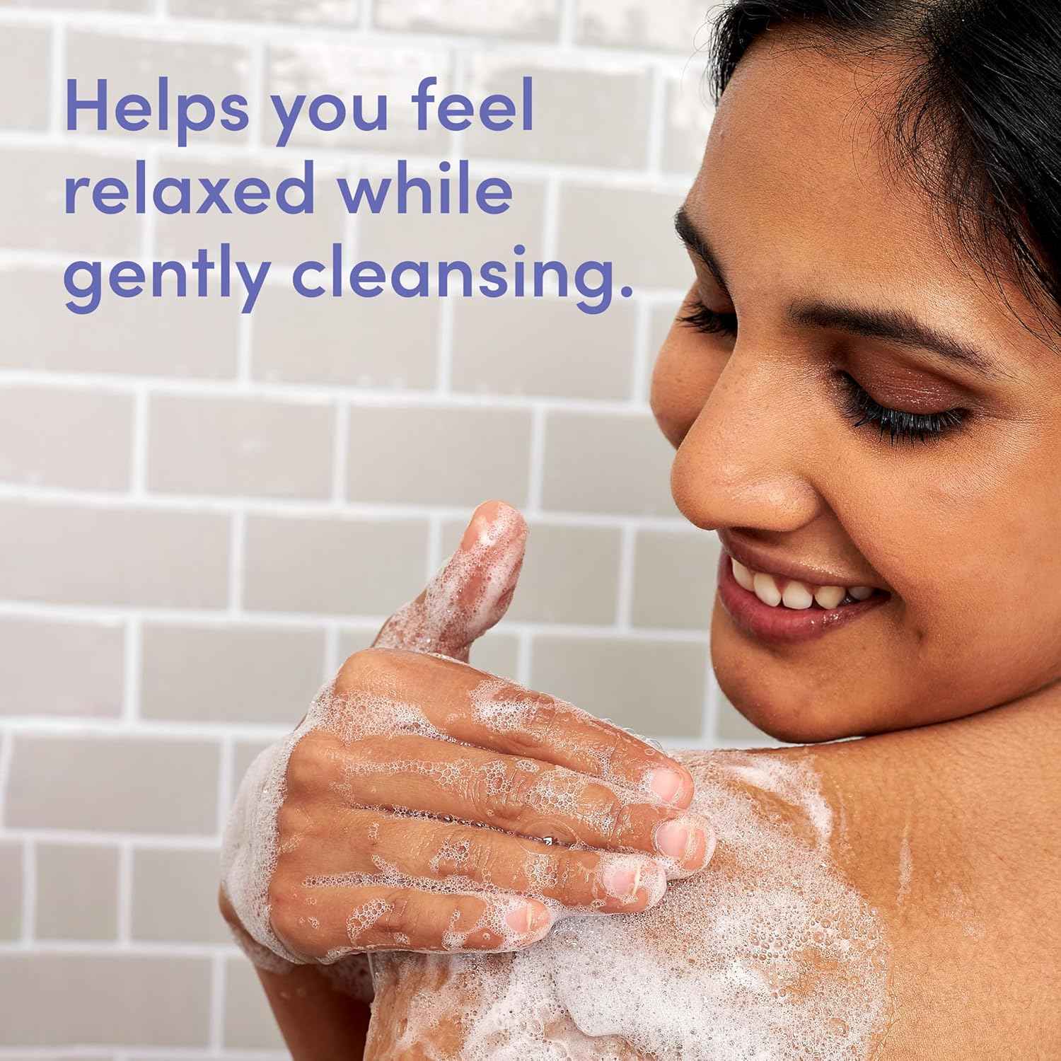 Aveeno Lavender Stress Relief Body Wash – Aromatherapy Shower Experience for Calm Spaces