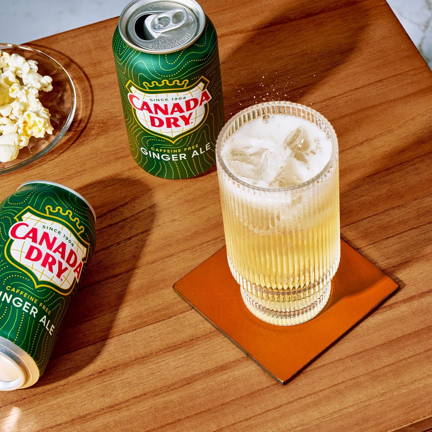 Canada Dry Ginger Ale Soda – Campfire and Trail Refreshment, Caffeine-Free 12 fl oz Cans 24 Pack