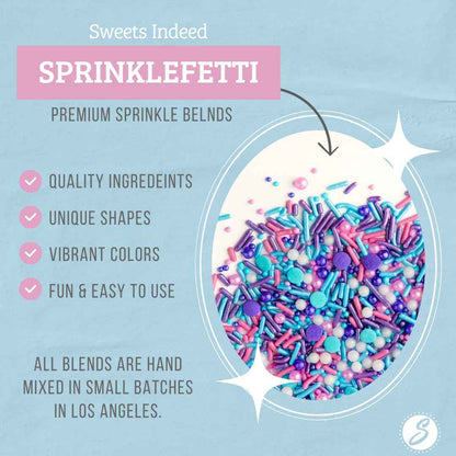 Sweets Indeed Sprinklefetti Cupcake Topper and Cake Decorating Sprinkles – Thoughtful Gift for Bakers, Moms, and Hostesses